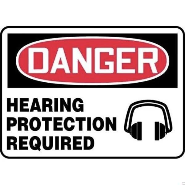 Accuform OSHA DANGER SAFETY SIGN HEARING MPPA023XT MPPA023XT - main